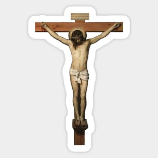 Christ on the Cross Transparent Background Design Sticker